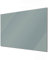 Banjado Glas Magnettafel 60x40cm - Magnetwand und Memoboard für Küche, Büro, Kinderzimmer - Inkl. 4 Magnete & Montageset - Grau