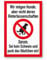 Nos gusta Perros pero no los hinterlassenschaften (Blanco y Rojo) Carteles