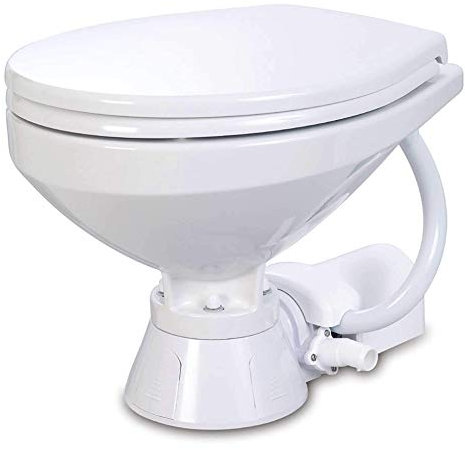 Jabsco Electric Marine Toilet - Regular Bowl w/Soft Close Lid - 12V