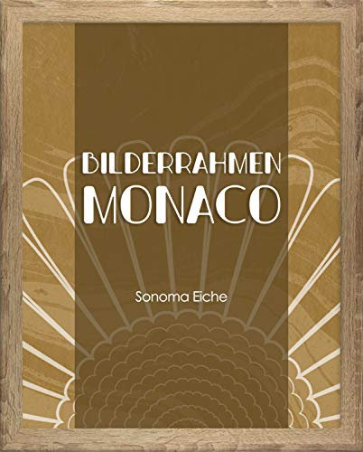 Homedeco-24 Fotorahmen Monaco 26x80 cm Bilderrahmen Sonoma Eiche Posterrahmen