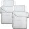 NYVI Kinderbettenset Junior AllYear 100x135 cm 4-TLG - 2X 4 Jahreszeitendecke 100x135 cm und 2X Kissen 40x60 cm - Kinder Bettdecken Set für das Ganze Jahr - Kuschelig & Samtweich - Oeko-Tex100