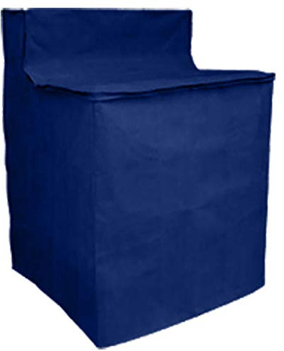 Waschmaschinenbezug mit Reißverschluss, gesteppt, Blau