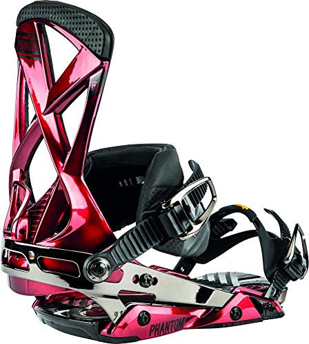 Nitro Snowboards Herren Phantom '20 All Mountain Freeride Freestyle Premium Bindung Snowboardbindung, Candy Apple, M