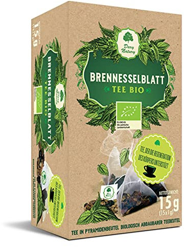 Nettle Leaf Organic Tea Bags Pyramids Biodegradable / health tea / ecological farming product Body Regeneration (15x 1g)
