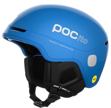 POCito Obex MIPS - Ski Helmet for Kids which Brings Protection, Security and Lightweight Comfort to Younger Skiers and Snowboarders