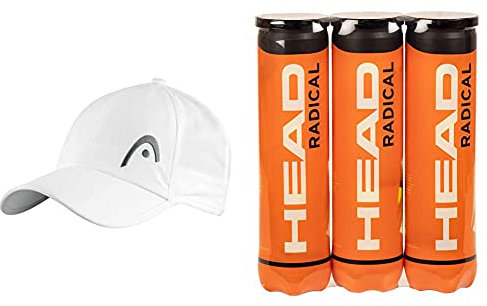HEAD Pro Player Cap & Radical Tennisball (3 x 4 Stück)