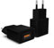 MyGadget 2X USB Schnellladegerät Quick Charge 3.0 Ladegerät - 18W Netzteil Adapter für Smartphone & Tablet kompatibel mit Apple, Samsung, HTC, LG, Sony - Schwarz