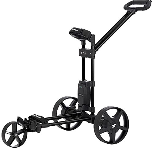 Fast Fold Hybride Chariot de Golf électrique Unisexe, Noir, 3 Wheel