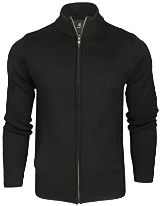Xact Cardigan Completo con Zip in Cotone Ricco per Uomo