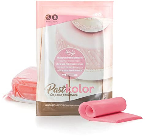 Pasta di Zucchero Da Copertura -Past Color 1 KG (Rosa Antico)