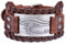 Eye of Horus Lederarmband für Herren Antikes ägyptisches Auge des Horuss Breites Lederarmband Armreif Talisman Heidnische Amulett Schmuck