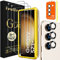 iVoler 3+1 Pezzi Vetro Temperato per Samsung Galaxy S23+ 5G / S23 Plus 5G, 3 Pezzi Pellicola Protettiva Anti Graffio con 3 Pezzi Pellicola Fotocamera e Cornice di Installazione, HD Chiaro