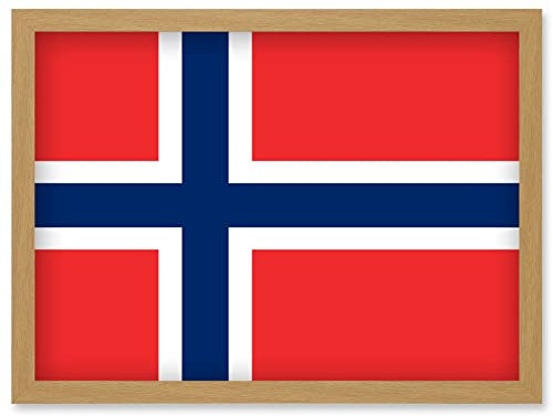 Artery8 Bouvet Island National Flag Patriotic Vexillology World Flags Country Region Poster Artwork Framed Wall Art Print A4
