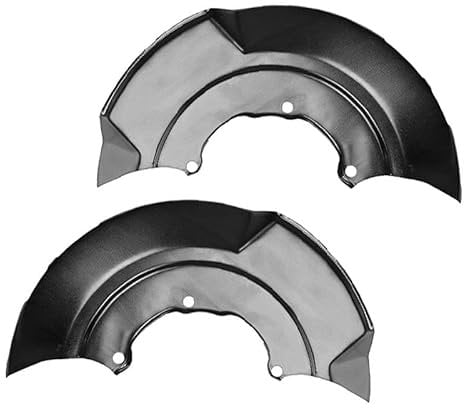 ATEC Germany 2x Ankerblech vorne links & rechts Spritzbelch Deckblech für Bremsscheibe Kompatibel mit VW TRANSPORTER T4