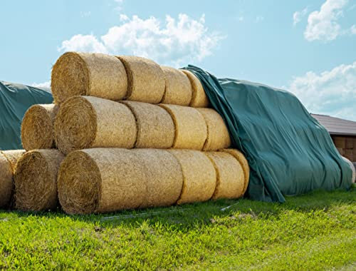 AGRI plus Strohvlies 13 x 12,5 m I Stabiles 140 g/m² Schutzvlies aus Polypropylen I Extrem reißfestes Heuvlies für langfristigen Schutz I Abdeckvlies wetterfest & UV-beständig
