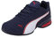 PUMA Unisex Tazon 7 Evo Road Running Shoe, Navy-for All Time Red, 46 EU
