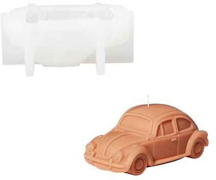 BOOWAN NICOLE Classic Coupe Auto Kerzen Formen Silikon,Car DIY Kerzenformen zum Gießen fur Tortendeko Kerzenherstellung Handwerk Ornamente