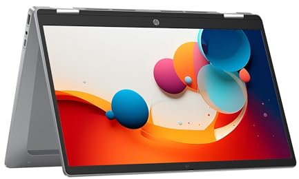HP Chromebook x360 14b-cd0006ns - Ordenador portátil de 14 FHD Intel N100, 4GB RAM, 128GB eMMC, Intel UHD, ChromeOS Silver - Teclado QWERTY Español, Convertible, 4GB RAM - 128 GB EMMC
