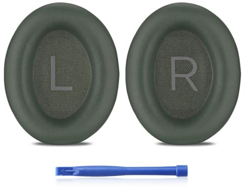 Damex Replacement earpads for Bose QuietComfort 45/ QuietComfort 45 SE/New QuietComfort Wireless Noise Cancelling Headphones, Updated Thickened、Memory Foam、Protein Leather (Cypress Green)