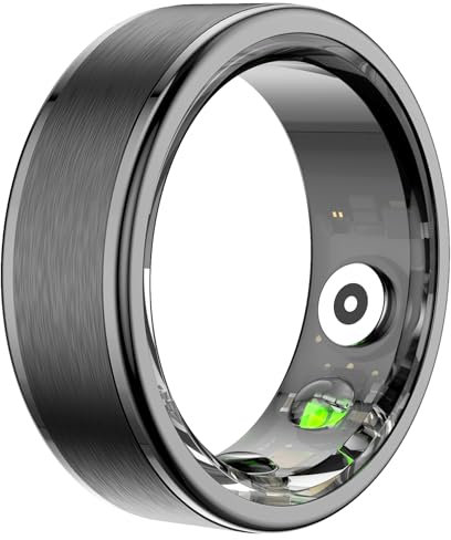 Smart Fitness Tracker, cardiofrequenzimetro, monitoraggio del sonno, ossigeno nel sangue, anello intelligente impermeabile fino a 5 atm, per uomini e donne
