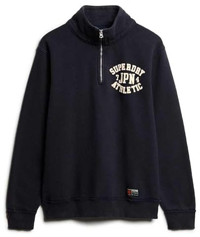 Superdry Unisex Vintage Athletic Half Zip Sweatshirt