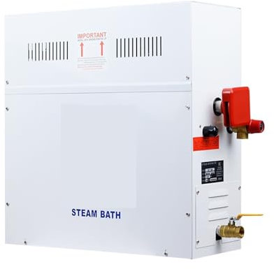 Bathroom Sauna Machine Steam Generator Commercial Electric Heating Steam Machine Fully Automatic Household Wet Sweat Steam Sauna Room Equipment for Shower in Home Steam Room Shower(ST-212/10.5KW)