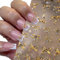 BelleVive Gold 5D Embossed Nail Art Stickers Bowknot Nail Decals Self Adhesive Rhinestone Nail Art Design Manicure Supplies