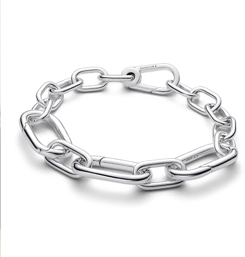 Pandora Auffälliges Gliederketten-Armband aus Sterling-Silber, ME Kollektion, Länge: 15 cm, 593854C00-1