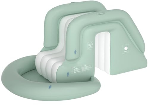 NASSMOSSE Glissement de Piscine Gonflable, colocataire en PVC épaissis en PVC en Toute sécurité et Amusant