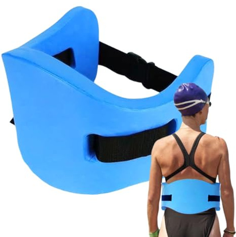 Cintura Galleggiante Da Nuoto, Cintura Da Nuoto Con Cinturino Regolabile, Cintura Di Flottazione In Schiuma, Design Leggero, Vestito Sicuro, 61x21,5x2,5 Cm, Per Esercizio Fisico, Allenamento, Nuoto, S