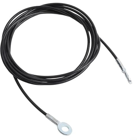 Cavo di ricambio per palestra, 5 mm, in acciaio con rivestimento antiscivolo per prestazioni fluide