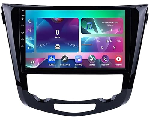 Radio estéreo de coche Android 15 para Nissan Qashqai X-Trail RHD 2014-2019, pantalla táctil de 9 pulgadas, navegación GPS, unidad principal Bluetooth, compatible con espejo de respaldo, cámara de