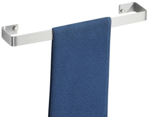 Mooche Porte Serviette Mural 40cm SUS304 Acier Inoxydable, Brossé | Support Mural Ultra Solide Moulage Unique, Installation Horizontale ou Verticale, Pour Salle de Bain, Cuisine, Lavabo