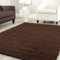 Shaggy Teppich Farbe Hochflor Langflor Teppiche Modern Uni Farben, Farbe:Braun, Maße:140x200 cm