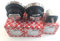 Set-Febi: 2 x Motorlager (Hydrolager) + 1 x Getriebelager, Silber, 3 Stück, Befestigungswinkel für diverse Mercedes Benz Vito / Viano W639