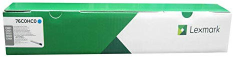 Lexmark 76C0HC0 - Toner Cartridge Cyan HI - Tonerkassette Cyan, 34000 Yield