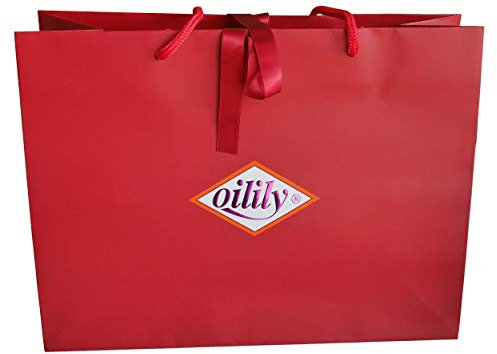 Oilily 10 x Premium Tragetasche Papiertasche Papiertüte Papier-Beutel Medium