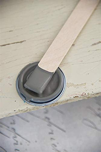 Jeanne d'Arc Living Vintage Paint Kreidefarbe 100 ml/3,4oz Chalk Kalkfarbe JDL 100% natürliche Möbelfarbe - einfache Handhabung (French Grey)