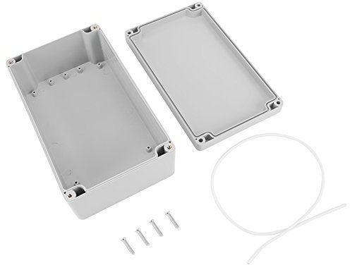 Electrical Junction Box, IP65 Waterproof Electronic ABS Plastic Junction Project Box Weatherproof Junction Box Outdoor Cable Junction Box Enclosure Instrument Case(200 * 120 * 75mm) Terminals