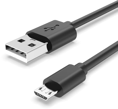 Superer 1,5M Cavo Micro USB Compatibile con Sony Joystick PS4, Playstation 4, PS4 Slim Pro, DualShock, Joypad Controller, con Aristo 3 Plus