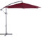 Hespéride Parasol déporté rond Janeiro Bordeaux