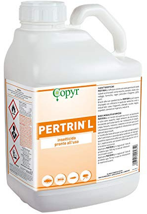 COPYR PERTRIN L 5 LT INSETTICIDA PERMETRINA, PIRETRO, BLATTE FORMICHE per Ambienti Domestici E INDUSTRIALI