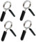 Vockvic 4 Pezzi Collari con Clip a Molla, 28mm Bilanciere Morsetti a Molla Olimpico Fermagli per Bilanciere, Antiscivolo Morsetto Sollevamento Pesi Bilanciere per Allenamento della Forza Fitness