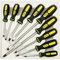 UK-TECH 9pcs Magnetic Screwdriver Tool Set – Ideal Garage Storage for Vehicle – Comfortable Non-Skid Handle – Heavy Duty Hand Tool Kit