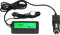 Tissting Termometro Digitale a LED Dc12v Mini Termometro per Auto Misuratore di Temperatura Elettronico Strumento di Misurazione per Interni ed Esterni(Verde)