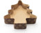 STAMPO ALBERO DI NATALE MINI CARTA DA FORNO 5 PZ.