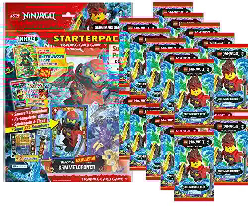 Lego Ninjago - Serie 7 Trading Cards - 1 Starter + 20 Booster