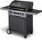 Enders Boston Black 4 IK Turbo Barbacoa de Gas Con Infrarojos, Heat Range, Cocina Integrada y Almacenaje Para Bombona - Exterior Con 4 Quemadores #8863633