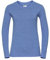 Style It Up *Ladies Long Sleeve HD T/Shirt (Blue, 2XL)