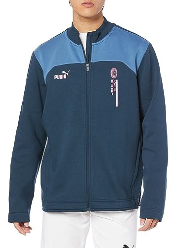 AC Milan - Giacca FtblCulture Sempre Insieme A Te Sarò, Chaqueta Unisex adulto, Dark Night-Deep Dive,